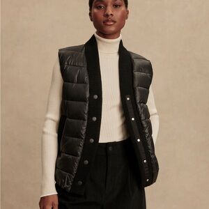 Varley Colwyn Combo Boxy Gilet in Black